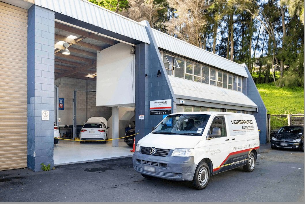 Vorsprung European auto service workshop in Auckland